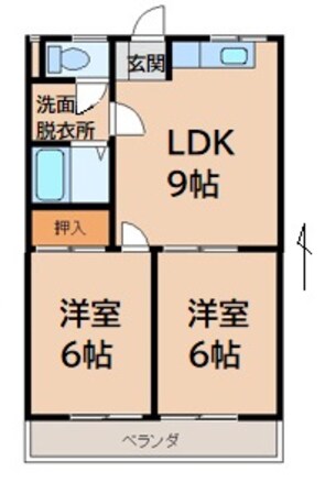 サンシティ金池の物件間取画像